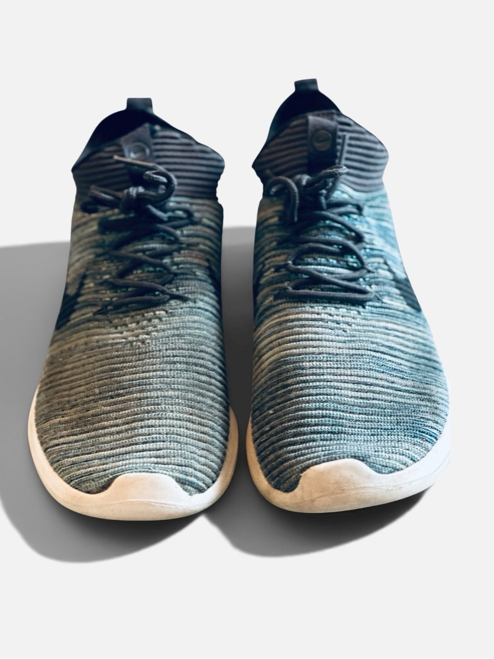 Nike Roshe Two Flyknit Green Black Sneakers